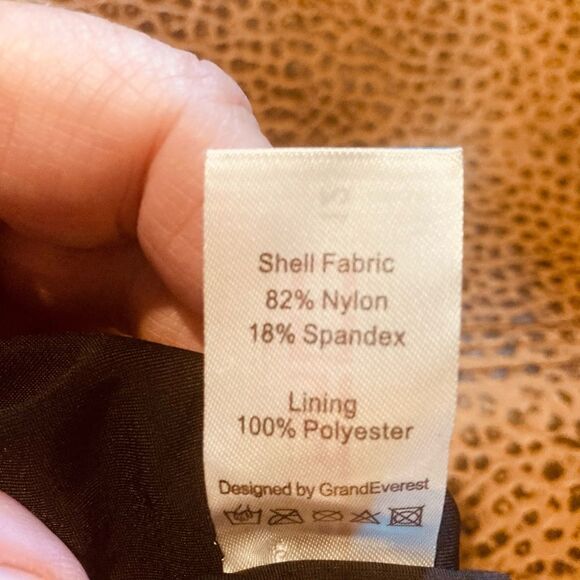 Attarco Turquoise and Black Tankini - Picture 3 of 7